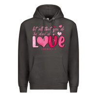 Smoke let all that you do be done in love Premium Hoodie - MaliasSmallBusiness