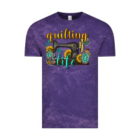 Cloud Purple quilting life western Vintage Tee - texasbilliewilder
