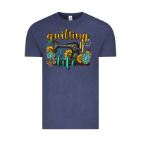 Vintage Denim quilting life western Vintage Tee - texasbilliewilder