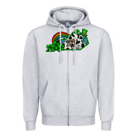 Heather Grey kentucky yall Zipper Hoodie - CowhideDigitalArt