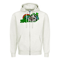 Oatmeal Heather kentucky yall Zipper Hoodie - CowhideDigitalArt