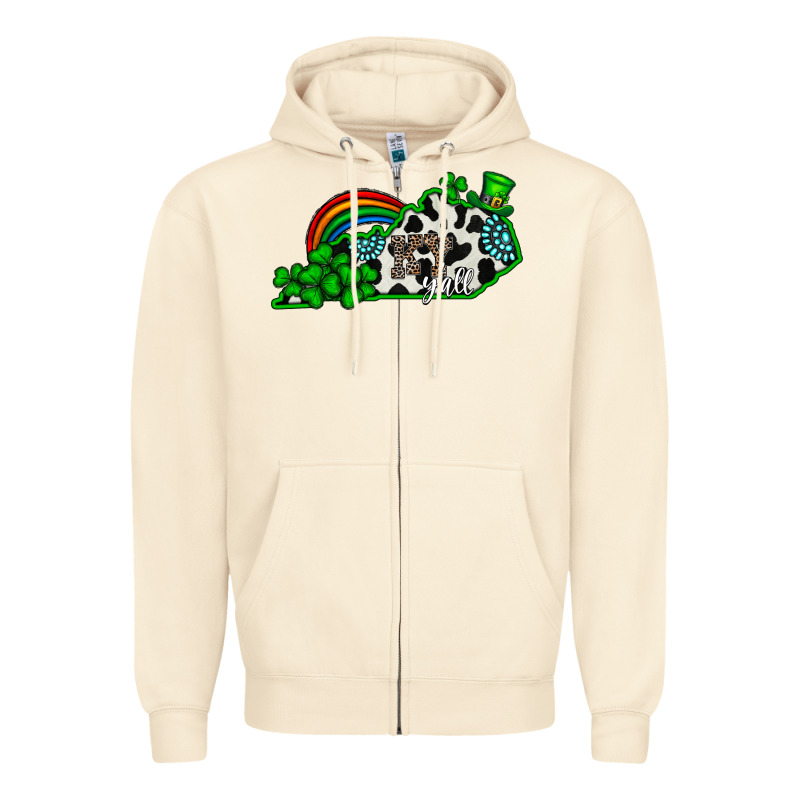 Kentucky Yall Zipper Hoodie by CowhideDigitalArt | Teevron