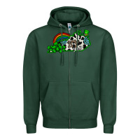 Sports Green kentucky yall Zipper Hoodie - CowhideDigitalArt