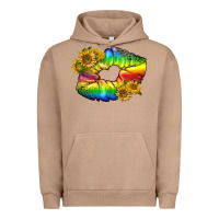 Pigment Burro Lgbtq Pride Rainbow Lips Urban Hoodie - BundleAndBundleShop