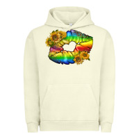 Pigment Pistachio Lgbtq Pride Rainbow Lips Urban Hoodie - BundleAndBundleShop