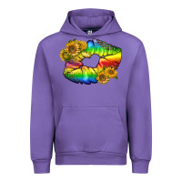 Tulip Lgbtq Pride Rainbow Lips Urban Hoodie - BundleAndBundleShop
