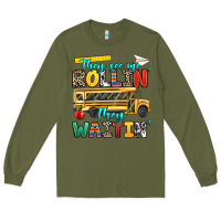 Army Green they see me rollin they waitin Long Sleeve Tee - texasbilliewilder