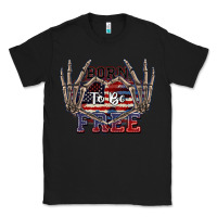 Black Born to be free 4th of July Classic Tee - CowGirlArtShop