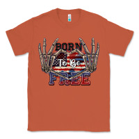 Copper Born to be free 4th of July Classic Tee - CowGirlArtShop