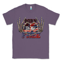 Lavender Born to be free 4th of July Classic Tee - CowGirlArtShop