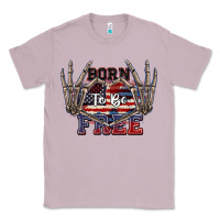 Lilac Born to be free 4th of July Classic Tee - CowGirlArtShop