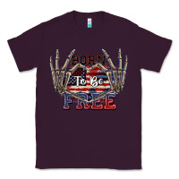 Plum Born to be free 4th of July Classic Tee - CowGirlArtShop