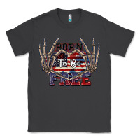 Smoke Born to be free 4th of July Classic Tee - CowGirlArtShop
