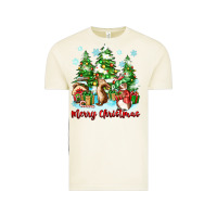 Vintage Arctic merry christmas rabbits Vintage Tee - Zillion Design Studio