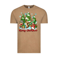 Vintage Coffee merry christmas rabbits Vintage Tee - Zillion Design Studio