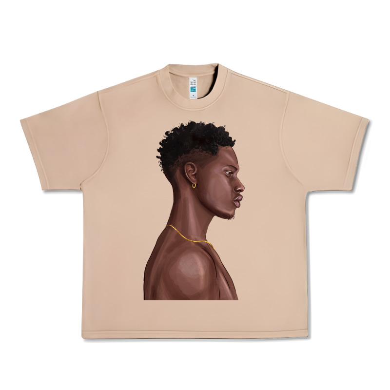 Afro Black Man Urban Heavy Tee by texasbilliewilder | Teevron
