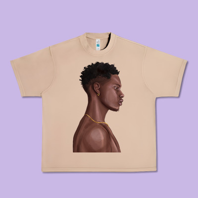 Urban Heavy Tee afro black man