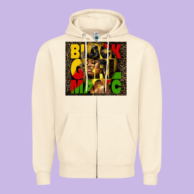 Black Girl Magic Zipper Hoodie Designed By Hra Design Shop