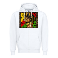 White black girl magic Zipper Hoodie - HRA Design Shop