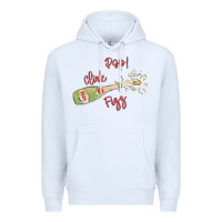 White cheers to the new year Premium Hoodie - MaliasSmallBusiness