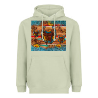 Matcha saddle horseshoe leopard sunflower Heavyweight Hoodie - Artiststas