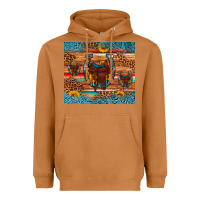 Meerkat saddle horseshoe leopard sunflower Heavyweight Hoodie - Artiststas