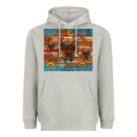 Moon Dust saddle horseshoe leopard sunflower Heavyweight Hoodie - Artiststas
