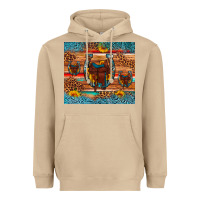 Mushroom saddle horseshoe leopard sunflower Heavyweight Hoodie - Artiststas