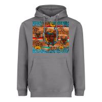 Storm saddle horseshoe leopard sunflower Heavyweight Hoodie - Artiststas