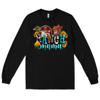 Black ranch mama Long Sleeve Tee - Zillion Design Studio