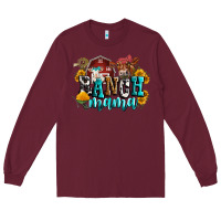 Burgundy ranch mama Long Sleeve Tee - Zillion Design Studio