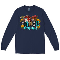 Navy ranch mama Long Sleeve Tee - Zillion Design Studio