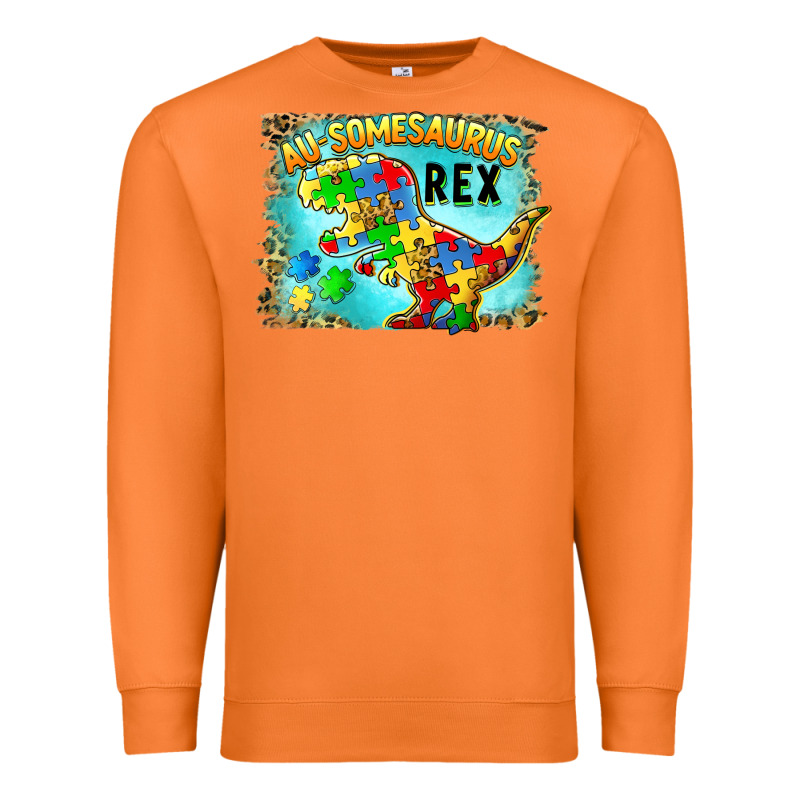 Au Somesaurus Rex Premium Sweatshirt by BarkalooDesign | Teevron