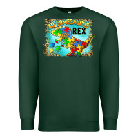 Sports Green au somesaurus rex Premium Sweatshirt - BarkalooDesign