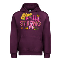Mauve Wine Pretty Strong Urban Hoodie - BundleAndBundleShop