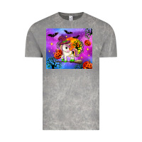 Cloud Rock halloween unicorn Vintage Tee - Zillion Design Studio