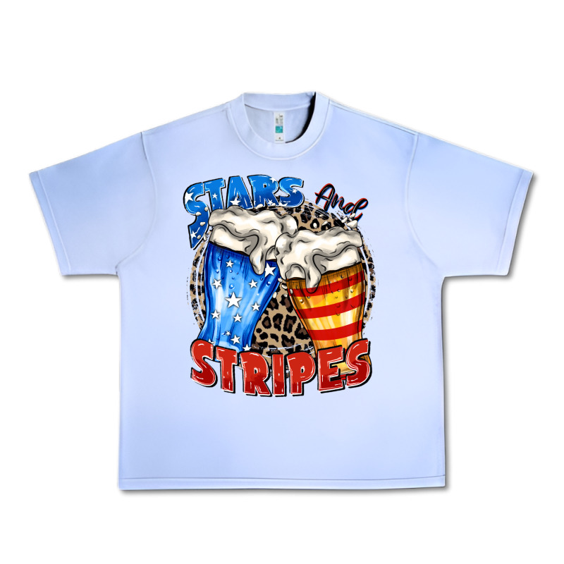 Stars And Stripes Beer Urban Heavy Tee by Zillion Design Studio | Teevron