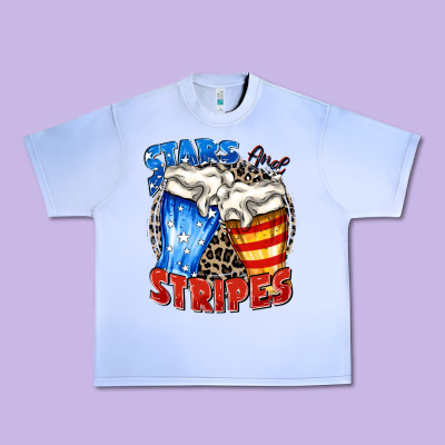 Urban Heavy Tee stars and stripes beer