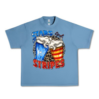 Pebble Blue stars and stripes beer Urban Heavy Tee - Zillion Design Studio