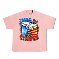 Salmon stars and stripes beer Urban Heavy Tee - Zillion Design Studio
