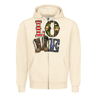 Sandshell loce army Zipper Hoodie - CowhideDigitalArt