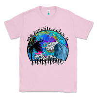 Bubblegum Pink my favorite color is sunshine Classic Tee - SublimationCraftShop
