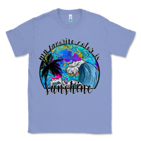 Colony Blue my favorite color is sunshine Classic Tee - SublimationCraftShop
