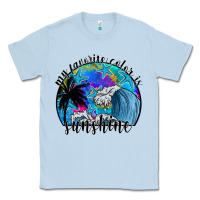 Dusty Blue my favorite color is sunshine Classic Tee - SublimationCraftShop