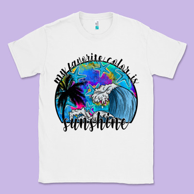 My Favorite Color Is Sunshine Classic Tee Designed By Sublimationcraftshop