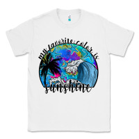 White my favorite color is sunshine Classic Tee - SublimationCraftShop