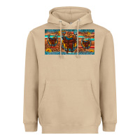 Mushroom saddle horseshoe  sunflower leopard license plate Heavyweight Hoodie - Artiststas