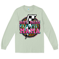 Matcha hot mess express mama Long Sleeve Tee - Zillion Design Studio