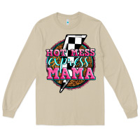 Mushroom hot mess express mama Long Sleeve Tee - Zillion Design Studio