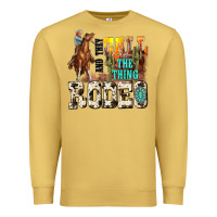 Antique Gold and they call the thing rodeo Premium Sweatshirt - NancyCooperArtShop